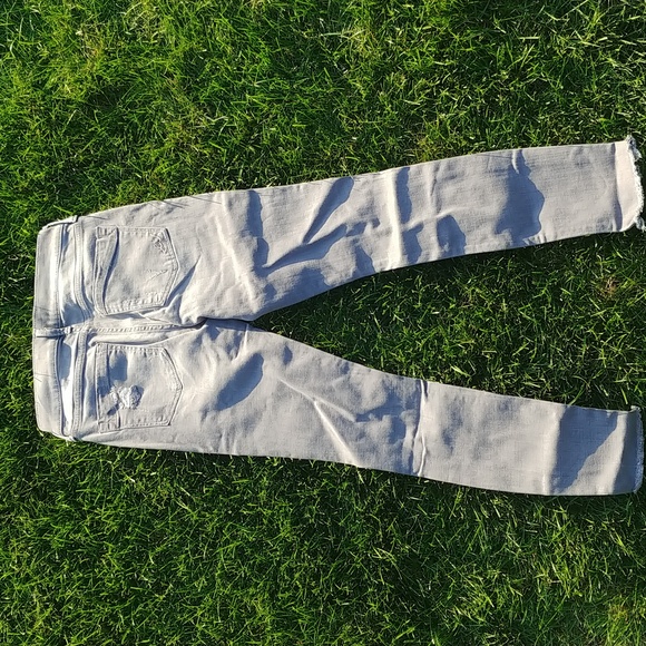 EXPRESS Destructed Mid Rise Leggings - Picture 10 of 13